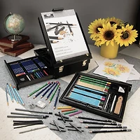 Black Series Sketching/Drawing Kit - 100 Pieces