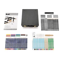 Black Series Sketching/Drawing Kit - 100 Pieces
