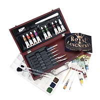 Watercolour Wooden Box Kit - 32 Pieces