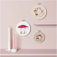 X-Stitch Embroidery Kit - Mushroom Wreath