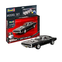 Ensemble modèle réduit - Fast & Furious, Dodge Charger 1970 de Dominic