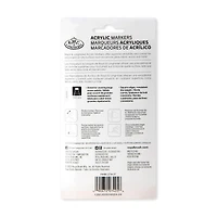 Acrylic Marker Kit - Jumbo Tip, Black & White, 2 Pieces