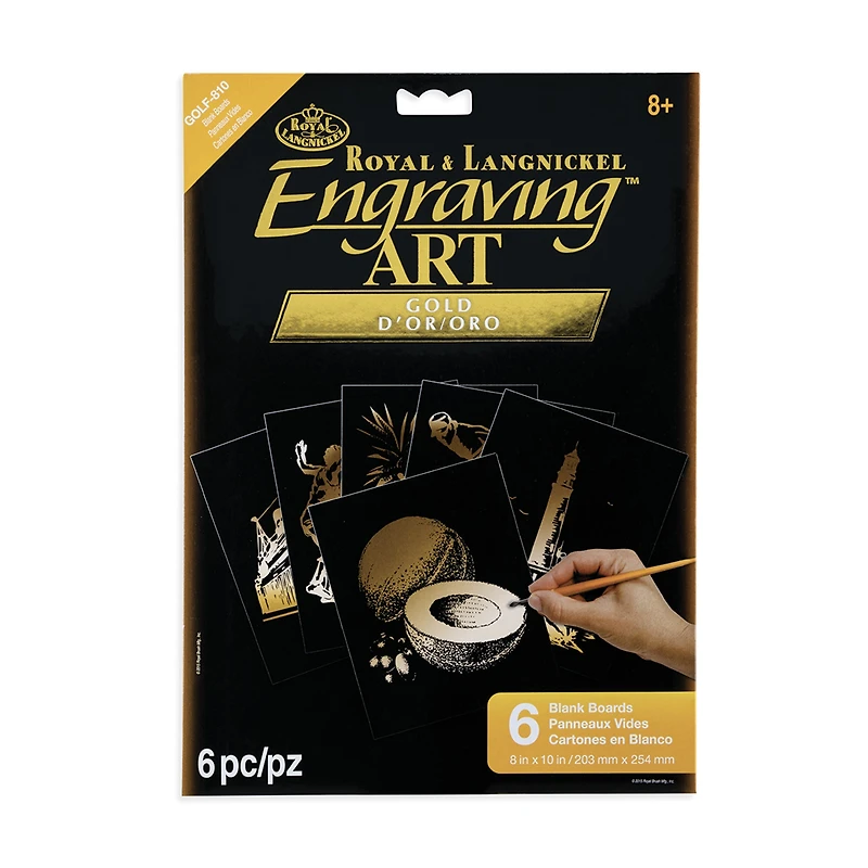 6-Pack Engraving Art Boards