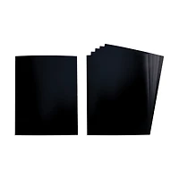 Pqt. 6 panneaux à gratter - noir/blanc