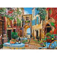 Peinture à numéros - village français, grand format