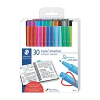 Triplus Fineliner Pens - 0.8 mm, 30 Pieces