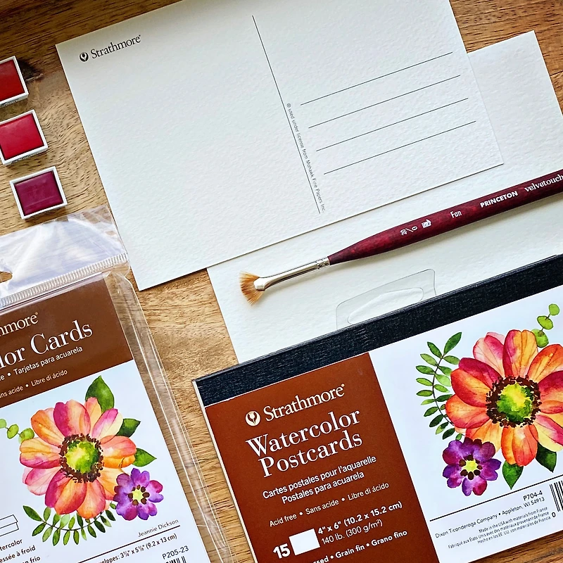 15-Pack Watercolour Post Cards