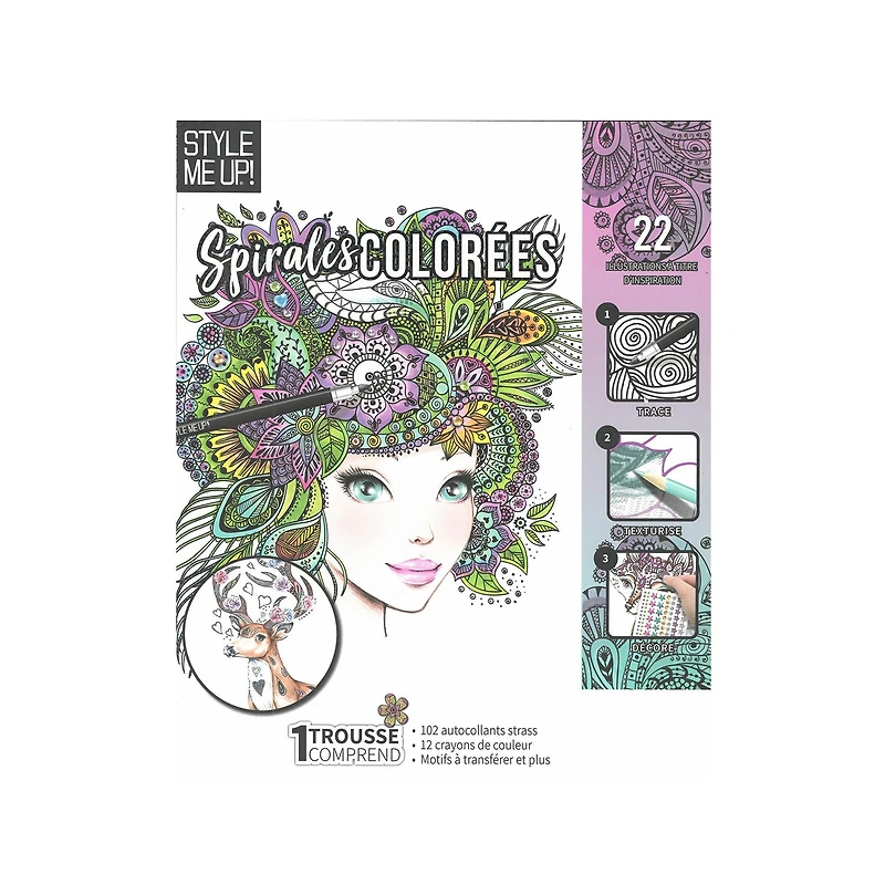 Spirales colorées - French Ed.