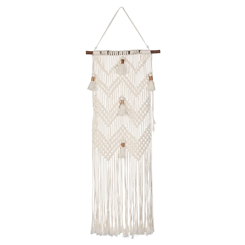 Macramé Wall Hanging Kit - Chevrons & Tassels