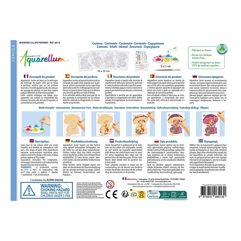 Aquarellum Junior Painting Kit - Little Tree Houses