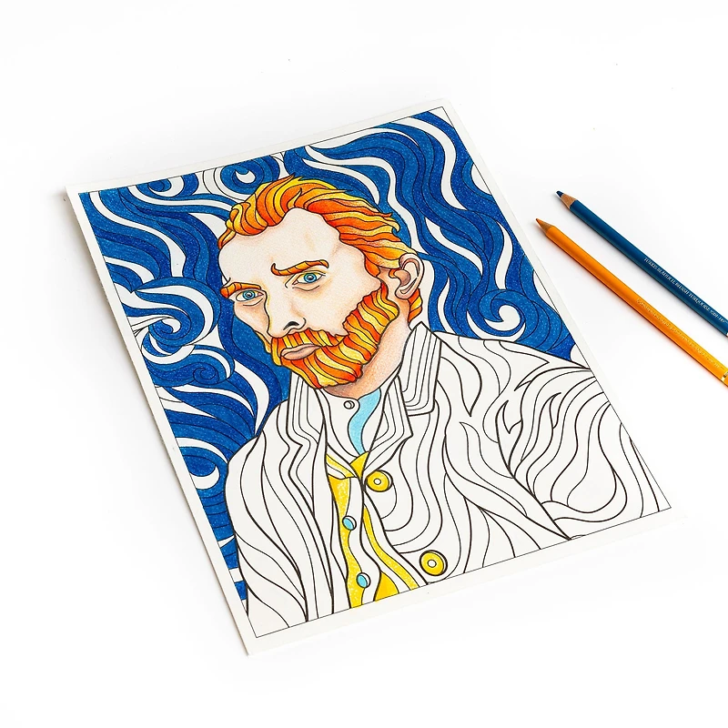 Colouring Book: Vincent Van Gogh - Bilingual Ed.