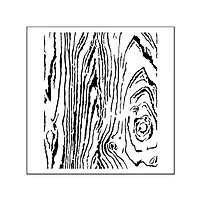 Mixed Media Stencil - Wood Grain, 6 x 6 in.