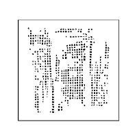 Mixed Media Stencil - Tile Texture, 6 x 6 in.
