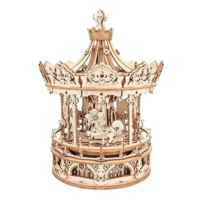 DIY Wooden Music Box - Romantic Carousel