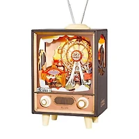 Boîte à musique en bois DIY - carnaval au coucher du soleil    