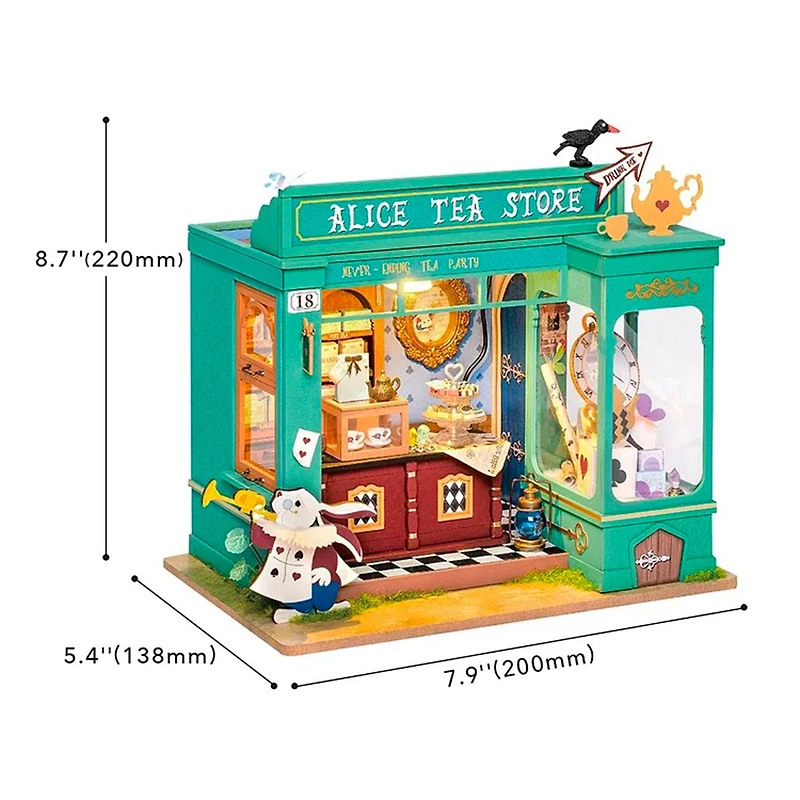 Mini maison DIY - Le magasin de thé d'Alice