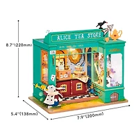 Mini maison DIY - Le magasin de thé d'Alice