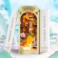 DIY Mini Book Nook - Falling Sakura