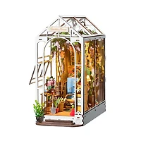 DIY Mini Book Nook - Garden House