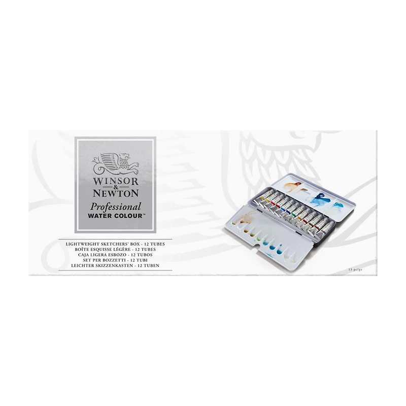 Professional Watercolour Kit - 12 Pieces