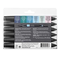 6-Piece Double-Tip Promarker Marker Set - Skyscape Tones