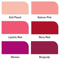 6-Piece Double-Tip Promarker Marker Set - Red Tones