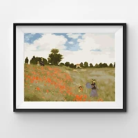 Peinture à numéros - Coquelicots