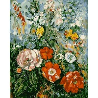 Peinture à numéros - Grand bouquet de fleurs