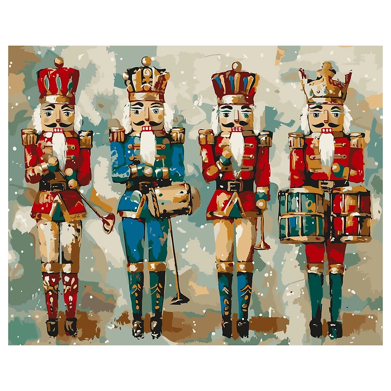 Paint by Numbers - "Festive Nutcracker Brigade"