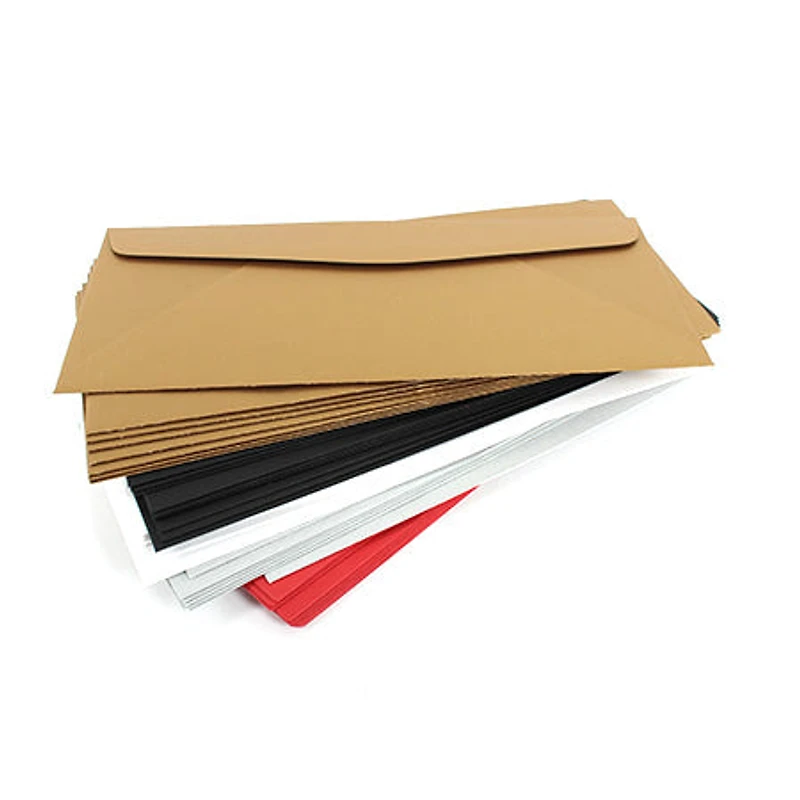 Paquet d’enveloppes unies : #10 - Rouge