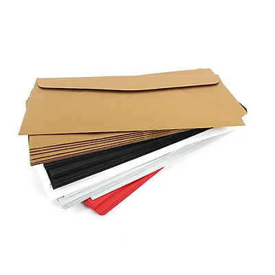 Package of blank envelopes : #10 - Red