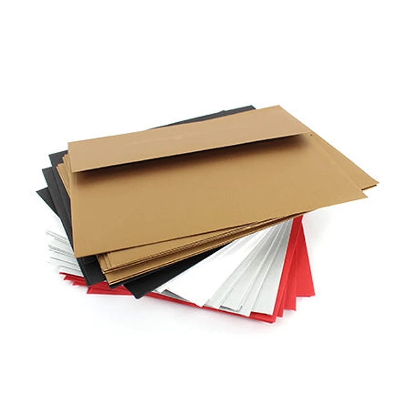 Paquet d’enveloppes unies : A7 - Rouge