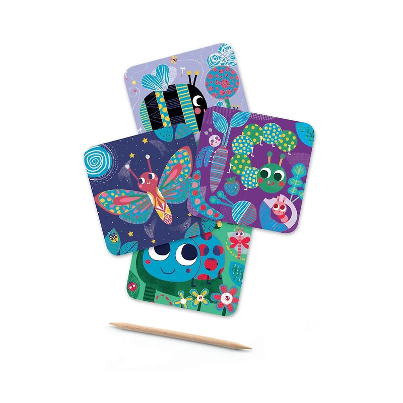 Cartes à gratter – toutes petites bêtes