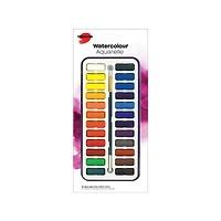 Watercolour Kit - 24 Half Pans