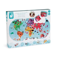 28-Piece Bath Puzzle - "Explorers Map"