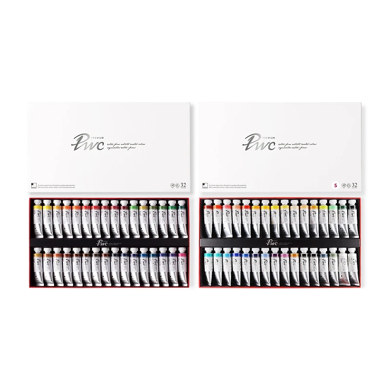 PWC Extra Fine Watercolour Kit - 64 Pieces