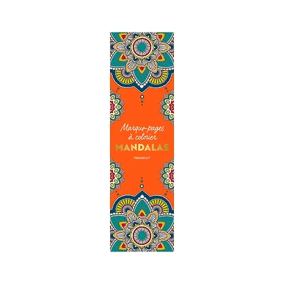 Marque-pages à colorier : Mandalas - French Ed.