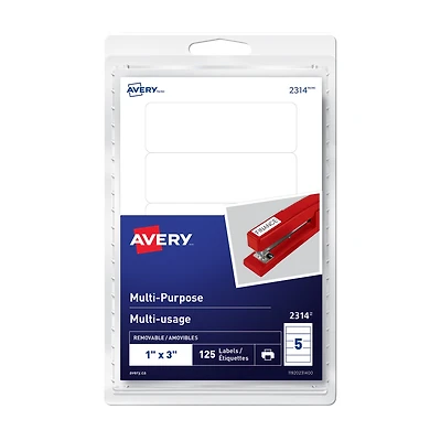 125-Pack Multi-Purpose Labels
