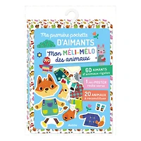 Ma première pochette d'aimants : Mon Méli-Mélo des animaux - French Ed.