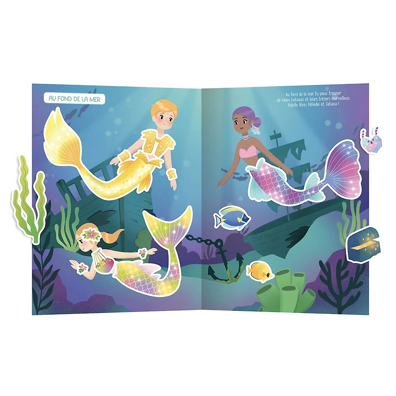 Mes 500 autocollants : Sirènes - French Ed.