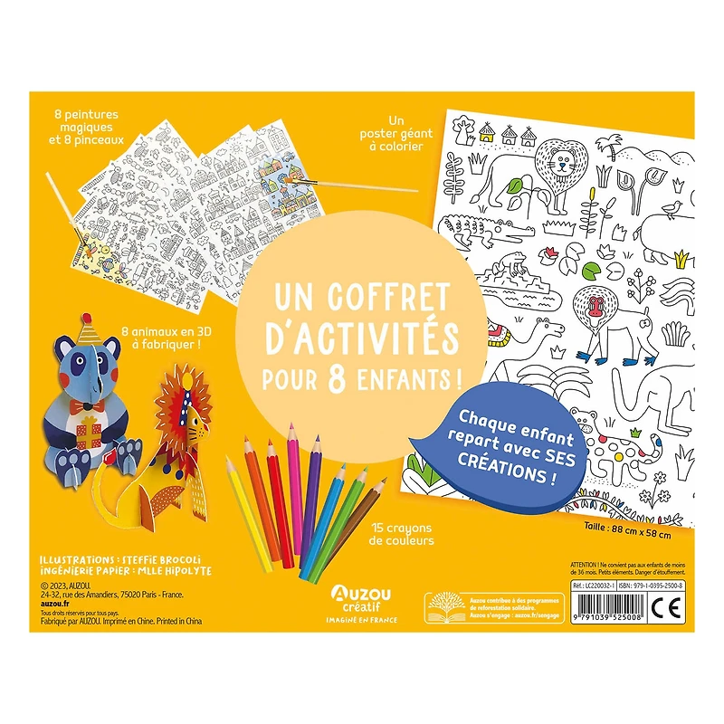 Mon coffret d'anniversaire : Je fête mes ans