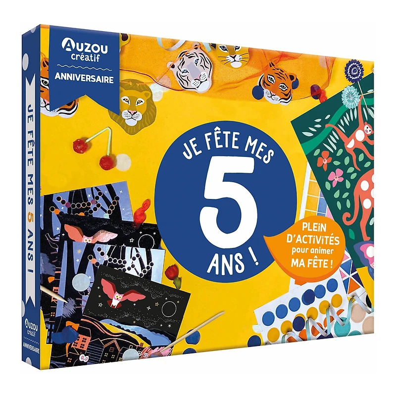 Mon coffret d'anniversaire : Je fête mes 5 ans ! - French Ed.