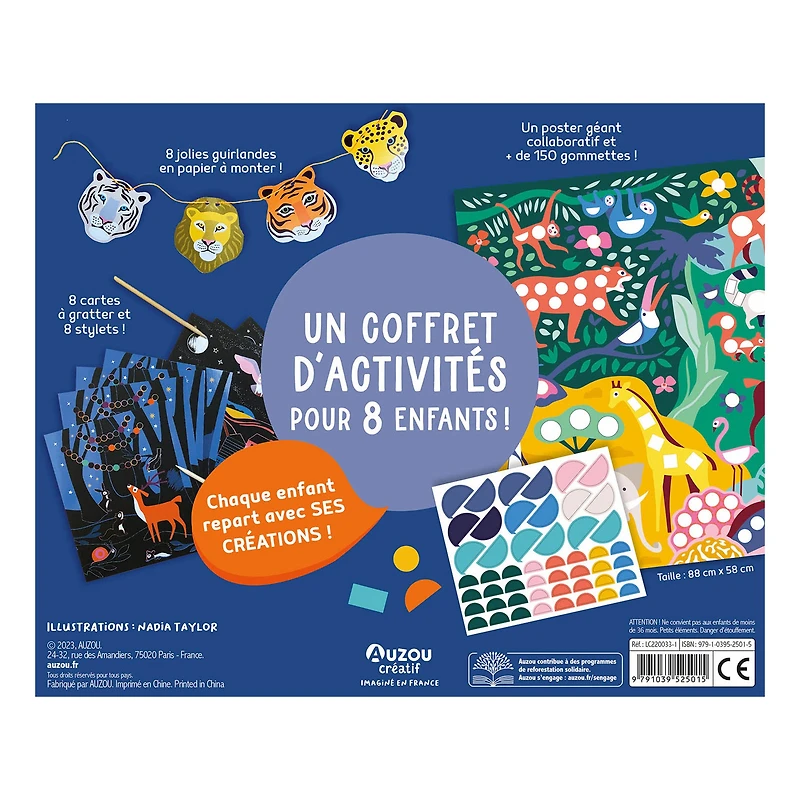 Mon coffret d'anniversaire : Je fête mes 6 ans ! - French Ed.