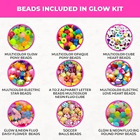 400-Pack Assorted Phosphorescent Beads