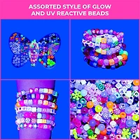 400-Pack Assorted Phosphorescent Beads