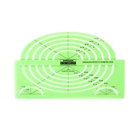 Gabarit RapiDesign - Grandes ellipses isométriques R124