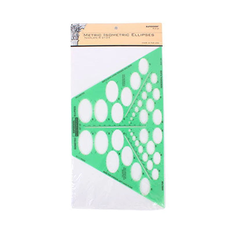 RapiDesign Template - Metric Isometric Ellipses R2123