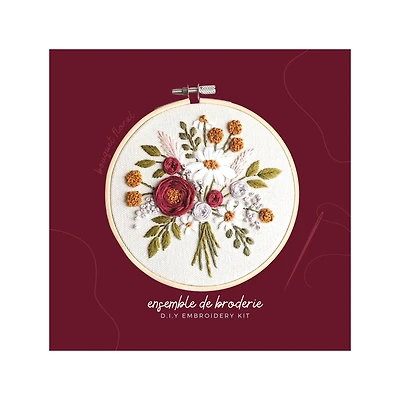 DIY Embroidery Kit - Floral Bouquet