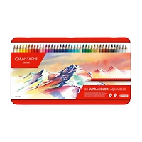 80-Pack SUPRACOLOR® Water-Soluble Colour Pencils