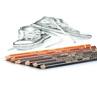 6 sketching pencils